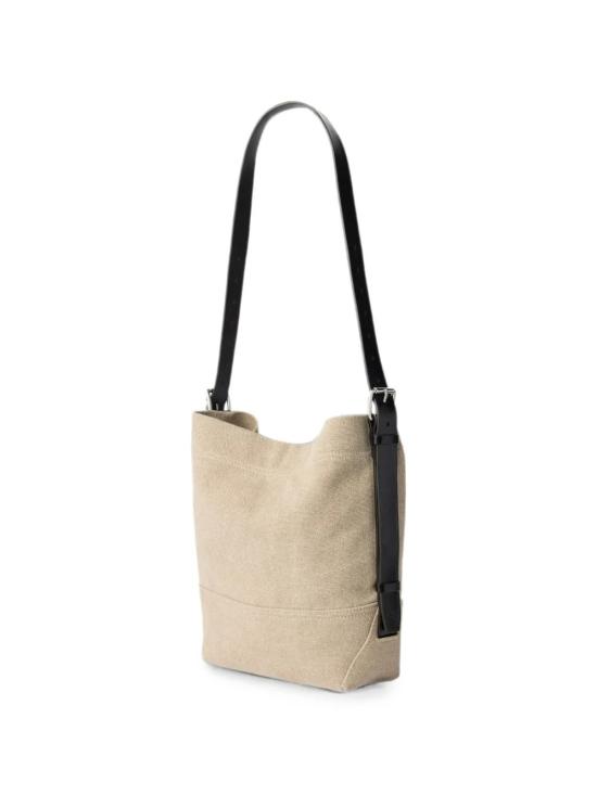26FW 르메르 헤비 에코 코튼 캔버스 스몰 벨티드 토트백 BG0201 LF1697 045 DARK LINEN DOM - LEMAIRE