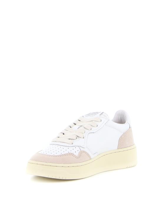 26FW 오트리 메달리스트 로우 레더 스니커즈 AULWLS33 WHITE - AUTRY