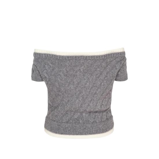 26FW 슈슈/통 탑 MWDFTO27 SEA390 GR100 GREY - SHUSHU/TONG