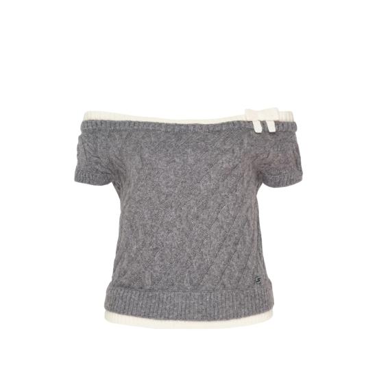 26FW 슈슈/통 탑 MWDFTO27 SEA390 GR100 GREY