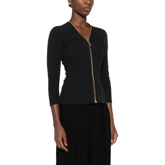 26FW 엘리자베타프랜치 자켓 GI19566E2 110 BLACK - ELISABETTA FRANCHI