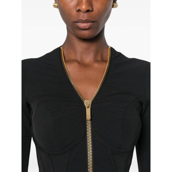 26FW 엘리자베타프랜치 자켓 GI19566E2 110 BLACK - ELISABETTA FRANCHI