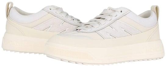  몽클레어 알티브 누벅 & 스웨이드 트레이너 4M00160M709121I BEIGE - MONCLER