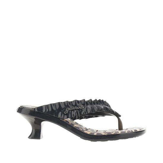 26FW 가니 멜리사 통 키튼 힐 D1030011 Black