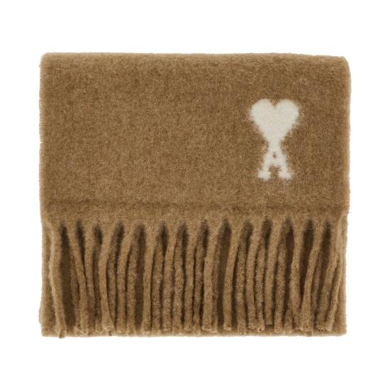 26FW 아미 알파카 아미 드 꾀흐 스카프 USF673AW0004 Beige