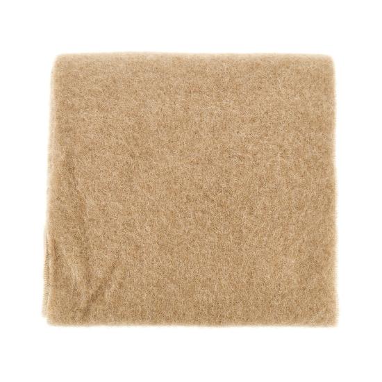 26FW 아미 알파카 아미 드 꾀흐 스카프 USF673AW0004 Beige - AMI