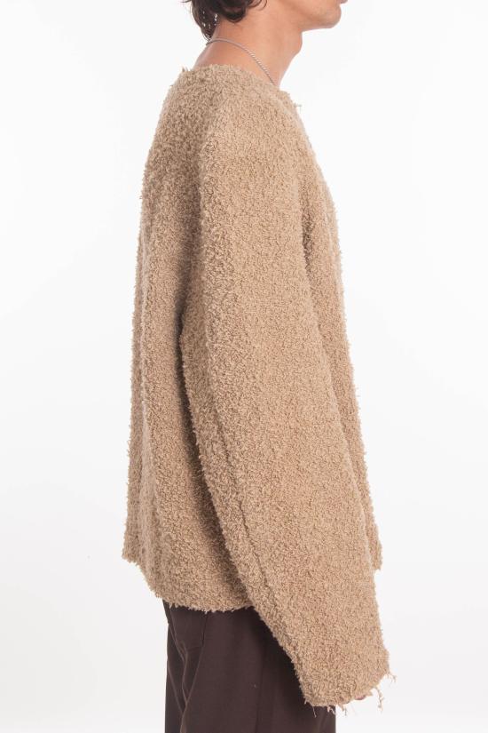 25FW 세퍼 DIGNAN, 디그난 버진 울 크루넥 스웨터 MFW25DIGNANTUS BEIGE - SEFR