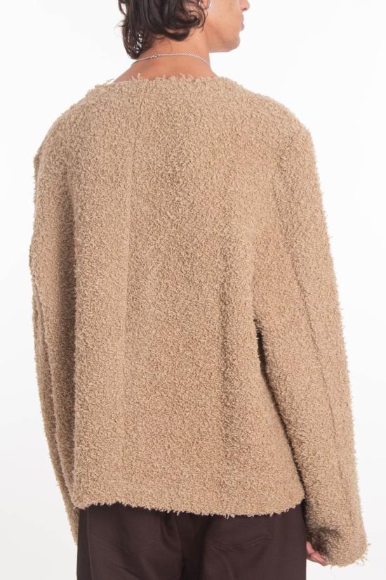 25FW 세퍼 DIGNAN, 디그난 버진 울 크루넥 스웨터 MFW25DIGNANTUS BEIGE - SEFR