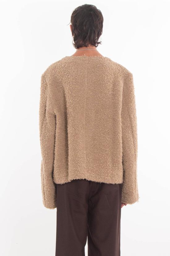 25FW 세퍼 DIGNAN, 디그난 버진 울 크루넥 스웨터 MFW25DIGNANTUS BEIGE - SEFR