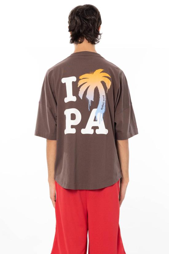 26SS 팜앤젤스 탑 PMAA10BS26JER003 BROWN - PALM ANGELS