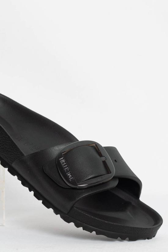 26SS 버켄스탁 마드리드 빅 버클 EVA 슬라이드 1029635 BLACK - BIRKENSTOCK