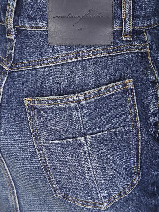 26FW 마티에르 페칼 미디 스커트 MAT03S110 1 BLUE - MATIERES FECALES