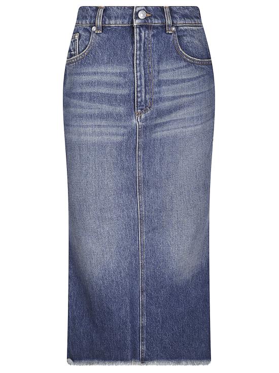 26FW 마티에르 페칼 미디 스커트 MAT03S110 1 BLUE