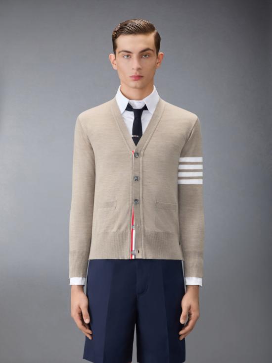 26FW 톰브라운 4바 서스테이너블 파인 메리노 울 클래식 가디건 MKC002AY1014215 DOM - THOM BROWNE