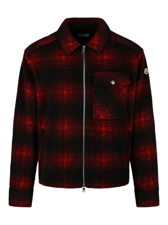 26FW 몽클레어 셔츠 912F00035 89BKBF49 BRIGHT RED
