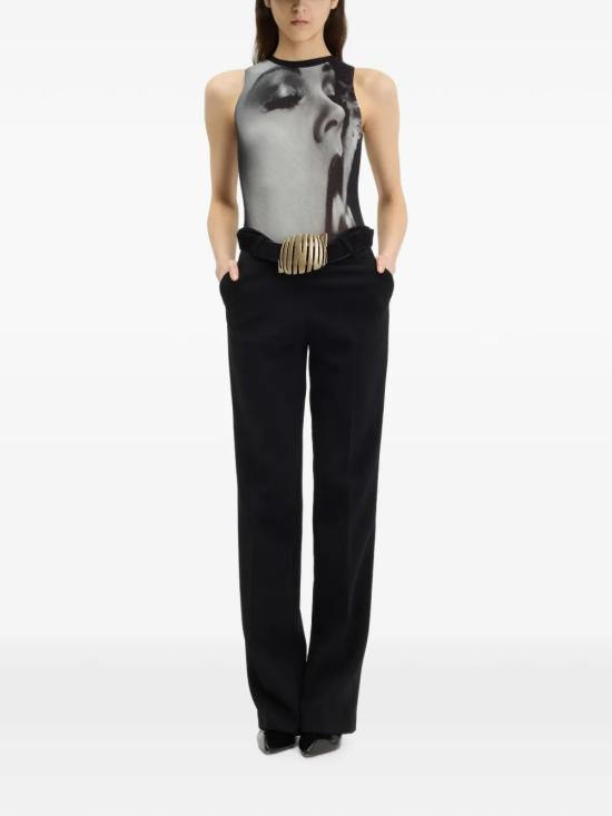26FW 장 폴 고티에 바디수트 티셔츠 26 04 W TO560 M031P 000201 BLACK GREY WHITE - JEAN PAUL GAULTIER