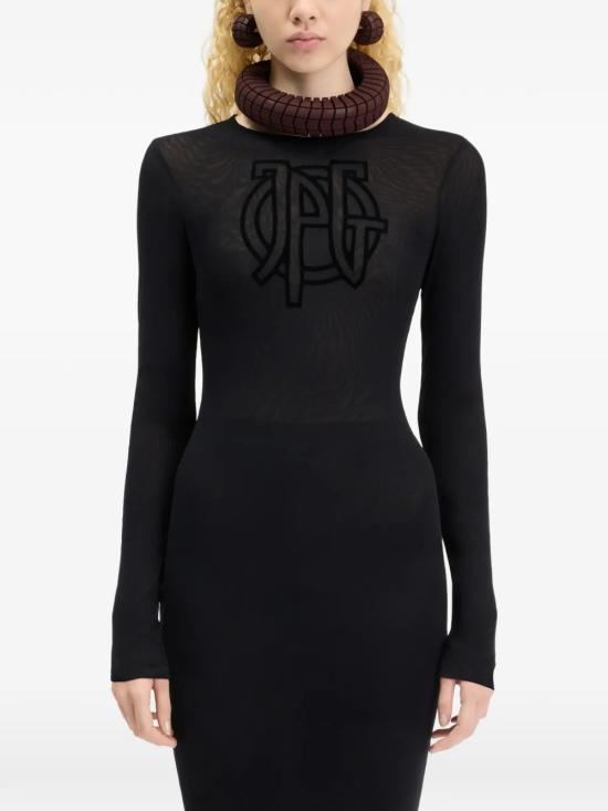 26FW 장 폴 고티에 미디 원피스 26 04 W DR185 M000 BLACK - JEAN PAUL GAULTIER