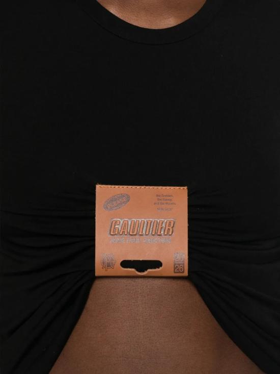 26FW 장 폴 고티에 긴팔 티셔츠 26 04 W TO526 J076 00 BLACK - JEAN PAUL GAULTIER