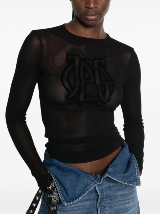 26FW 장 폴 고티에 긴팔 티셔츠 26 04 W TO541 M000 BLACK - JEAN PAUL GAULTIER