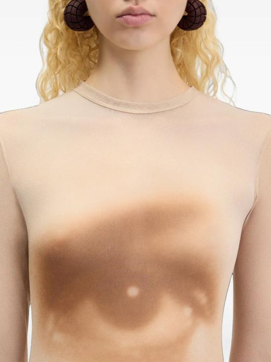 26FW 장 폴 고티에 미디 원피스 26 04 W DR193 M032P 68 BEIGE - JEAN PAUL GAULTIER