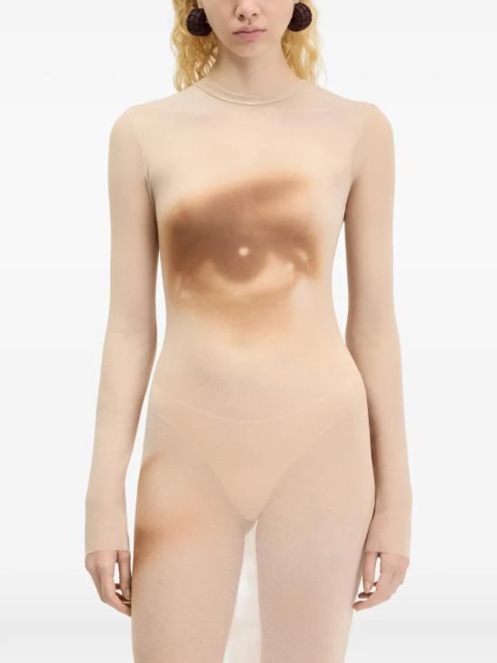 26FW 장 폴 고티에 미디 원피스 26 04 W DR193 M032P 68 BEIGE - JEAN PAUL GAULTIER