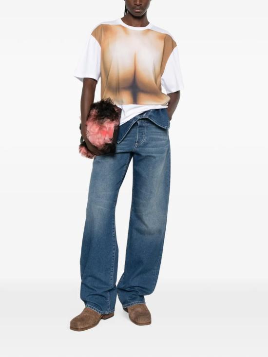 26FW 장 폴 고티에 반팔 티셔츠 26 04 U TO549 J070 0168 WHITE BEIGE - JEAN PAUL GAULTIER
