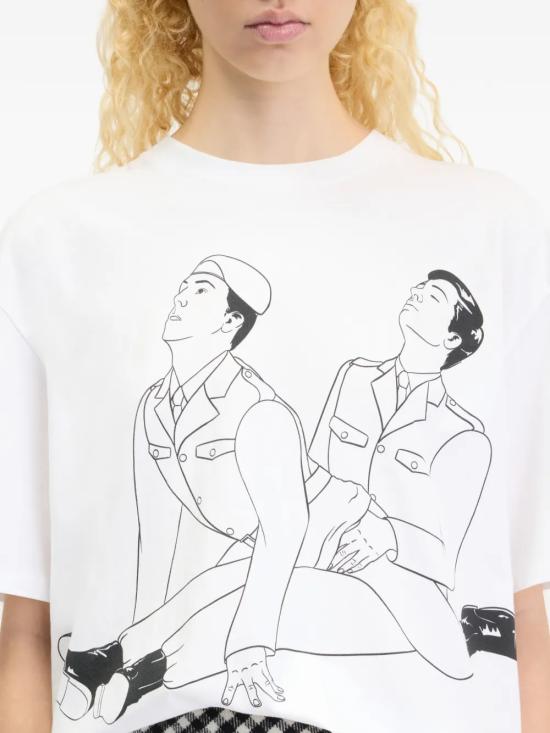 26FW 장 폴 고티에 반팔 티셔츠 26 04 U TO534 J070 010030 WHITE BLACK RED - JEAN PAUL GAULTIER