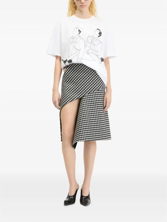 26FW 장 폴 고티에 반팔 티셔츠 26 04 U TO534 J070 010030 WHITE BLACK RED - JEAN PAUL GAULTIER