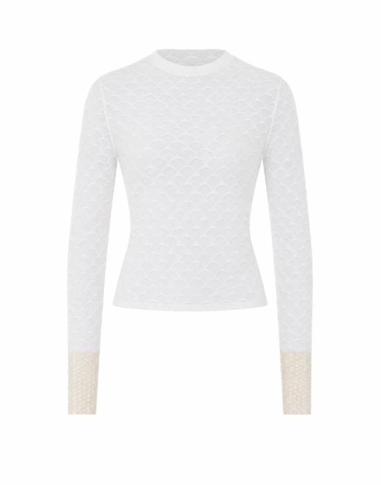 26FW 랑방 스웨터 PO0005 K123041 WHITE