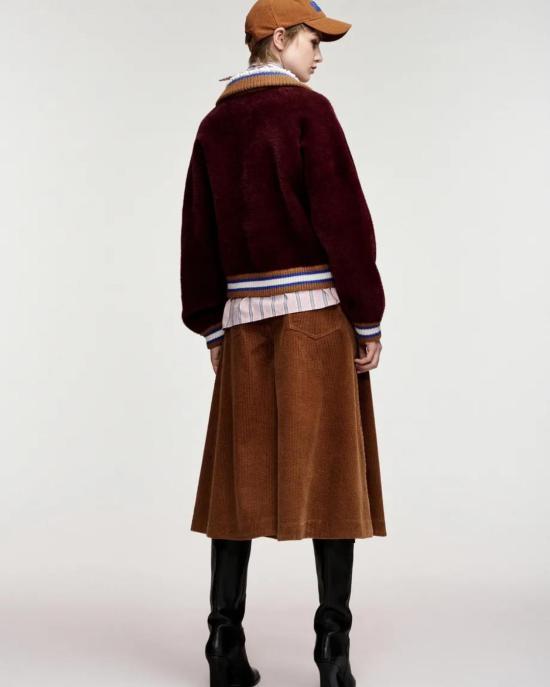  에센셜앤트워프 자켓 KAMORE K2WN COMBO2 WINE - ESSENTIEL ANTWERP