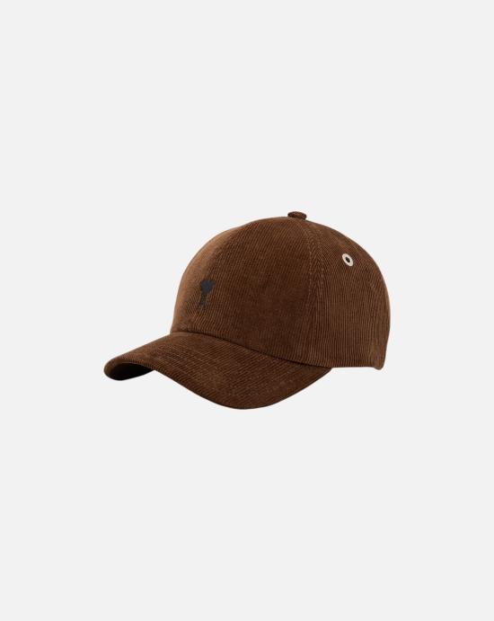 아미 코튼 ADC 자수 볼캡 UCP265 CO0089 2221 Chocolate brown