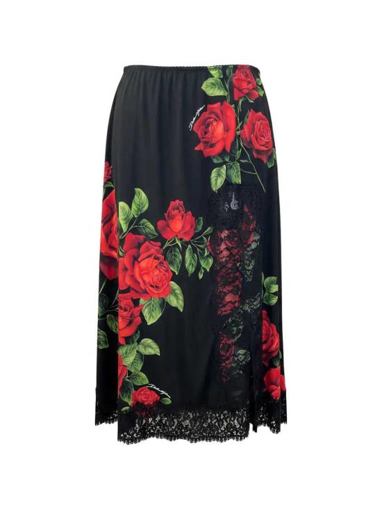 26FW 돌체앤가바나 스커트 F4DE2TFSA9R HN6EJ ROSE ROSSE F NERO