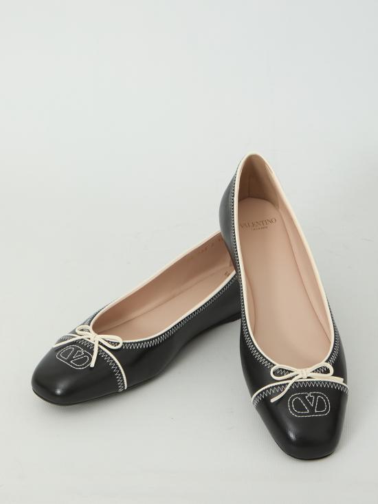 26FW 발렌티노 가라바니 플랫 슈즈 9W2S0QA8 BLACK - VALENTINO GARAVANI