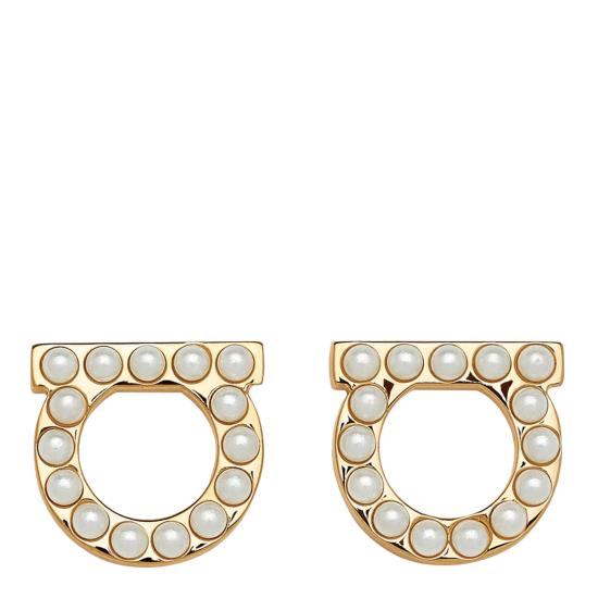 26FW 살바토레 페라가모 이어링 696581 760125CREAM ORO GOLD