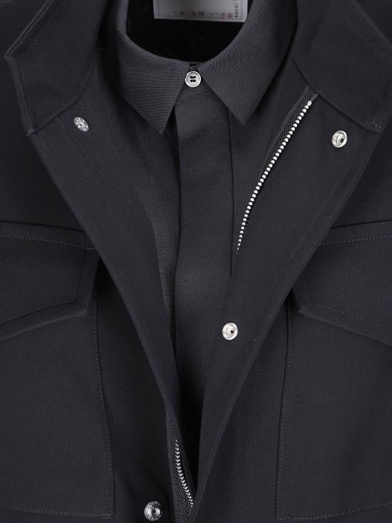 26FW 사카이 셔츠 2608709 001 BLACK - SACAI