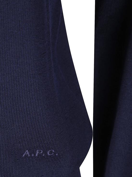 26FW 아페쎄 가디건 WVAWMF22348 IAK DARK NAVY - A.P.C.