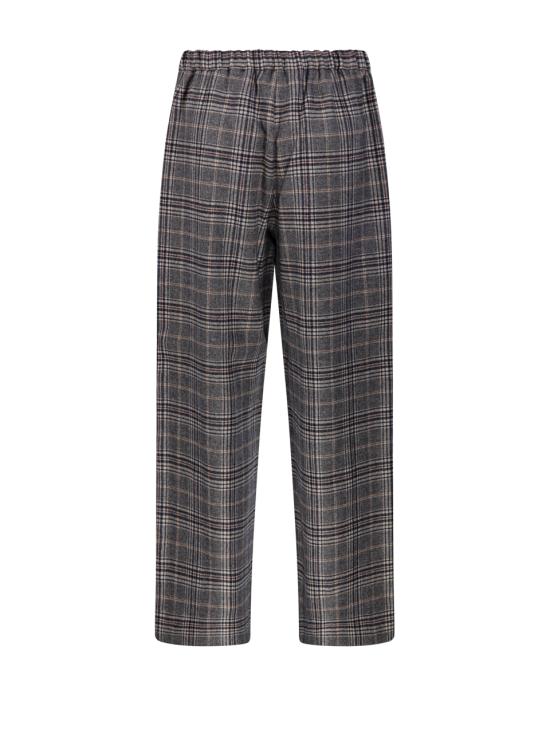 26FW 에스막스마라 스트레이트 팬츠 2629136083600 001 BLU MARINO DIS CHECK - 'S MAX MARA