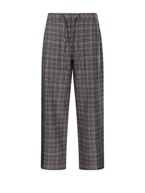 26FW 에스막스마라 스트레이트 팬츠 2629136083600 001 BLU MARINO DIS CHECK