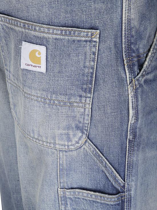 26FW 칼하트 WIP OG 싱글 니 팬츠 I034871 014Q WORN USED WASH BLUE - CARHARTT WIP