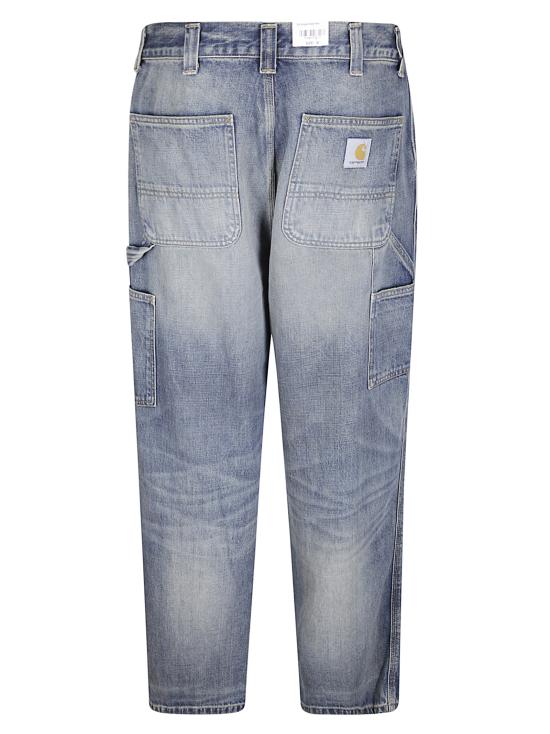 26FW 칼하트 WIP OG 싱글 니 팬츠 I034871 014Q WORN USED WASH BLUE - CARHARTT WIP