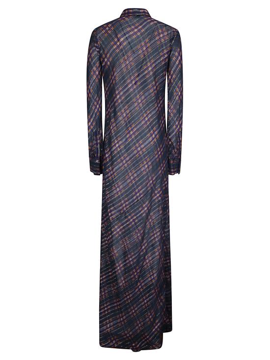26FW 드리스 반 노튼 롱 원피스 2620110054272 504 BLUE - DRIES VAN NOTEN