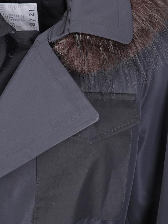 26FW 사카이 코트 2608721 001 BLACK - SACAI