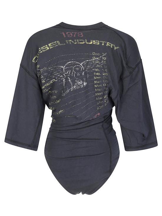 26FW 디젤 바디수트 티셔츠 A257610NIBN 9XX - DIESEL
