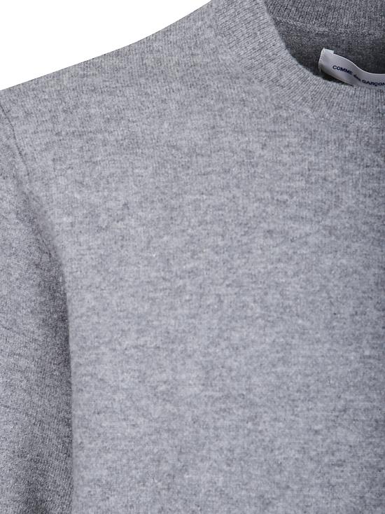 26FW 꼼데가르송 울 스웨터 FZN108PER 3 TOP GREY - COMME DES GARCONS