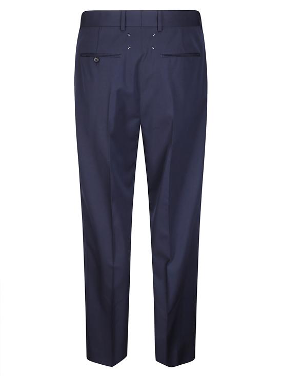 26FW 마르지엘라 스트레이트 팬츠 S67KA0100M35910 511 Navy - MAISON MARGIELA