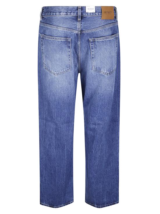 26FW 칼하트 WIP 스트레이트 팬츠 I037534 017X MARBLE USED WASH BLUE - CARHARTT WIP
