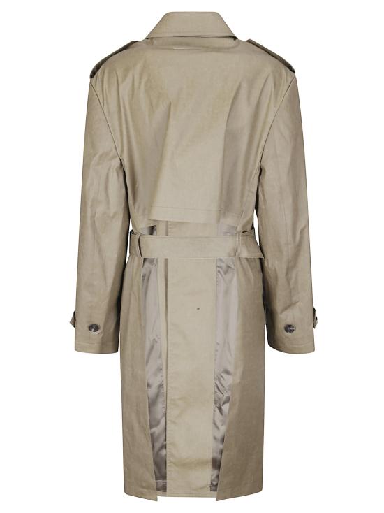 26FW MM6 메종마르지엘라 코트 S62AH0053M36001 728 Mud Green - MM6 MAISON MARGIELA
