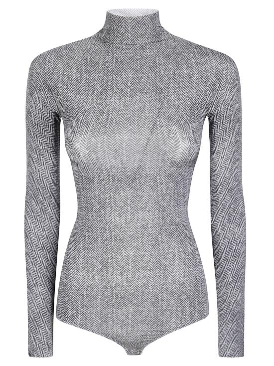 26FW 마르지엘라 바디수트 티셔츠 S29NA0185M20304 001S Dark Grey