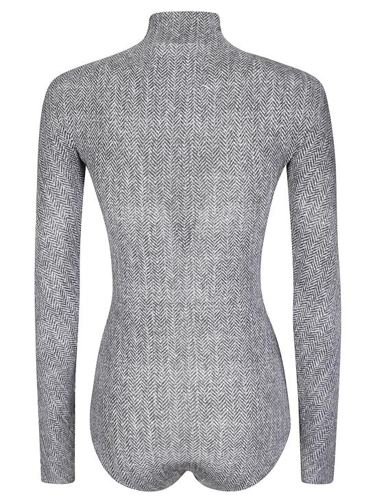 26FW 마르지엘라 바디수트 티셔츠 S29NA0185M20304 001S Dark Grey - MAISON MARGIELA