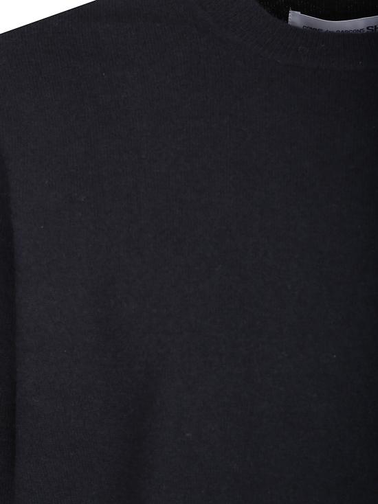 26FW 꼼데가르송 울 스웨터 FZN108PER 1 BLACK - COMME DES GARCONS